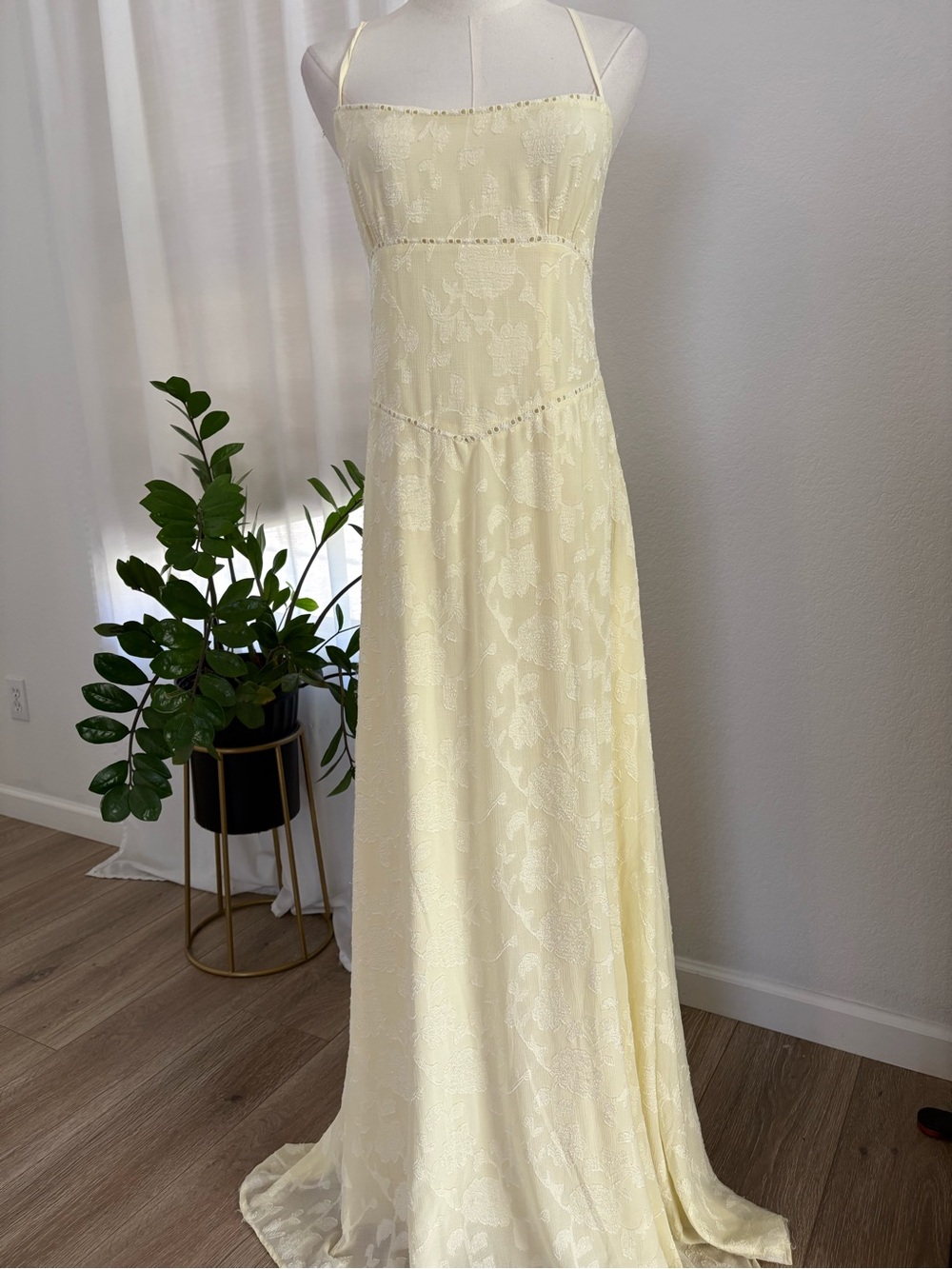 Princess Polly Soft Ivory Slip Dress